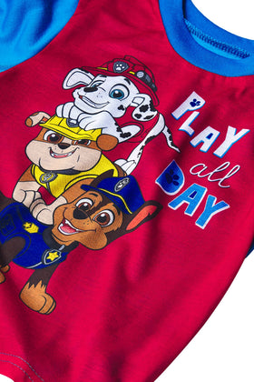 Nickelodeon Paw Patrol pajama pants side view showing soft fabric and easy fit.