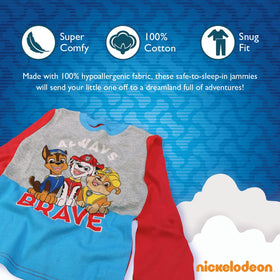 Nickelodeon Paw Patrol soft cotton fabric close-up showing comfort