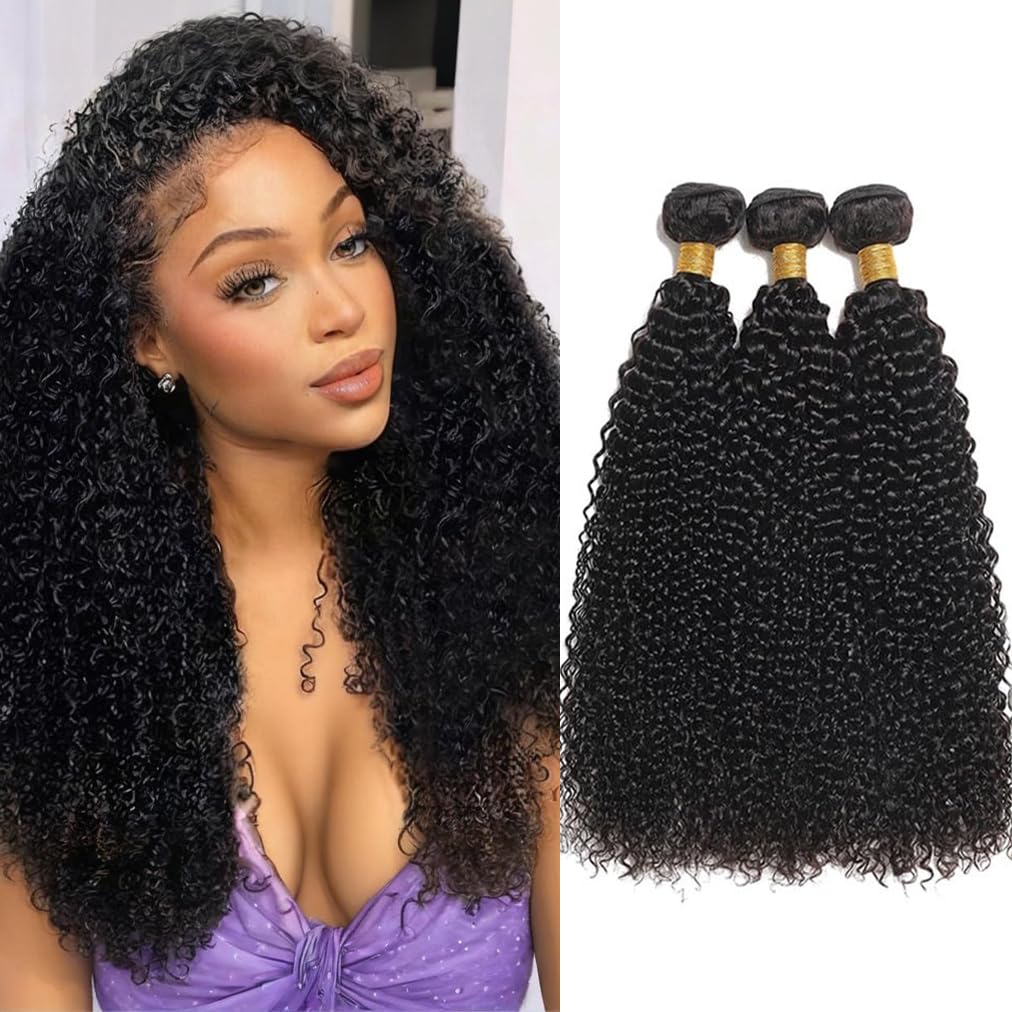 NICMISS kinky curly bundles closeup shows defined natural curls
