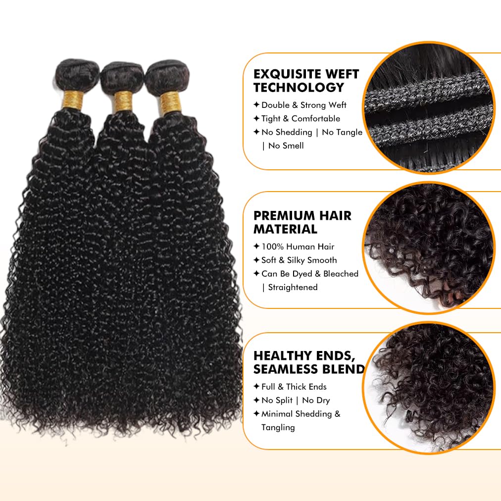 NICMISS kinky curly bundles soft, silky texture for natural looks