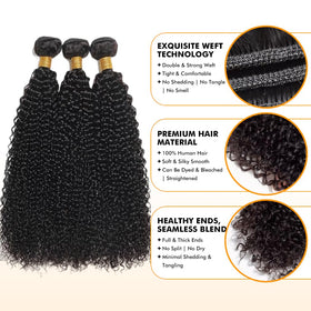 NICMISS kinky curly bundles soft, silky texture for natural looks