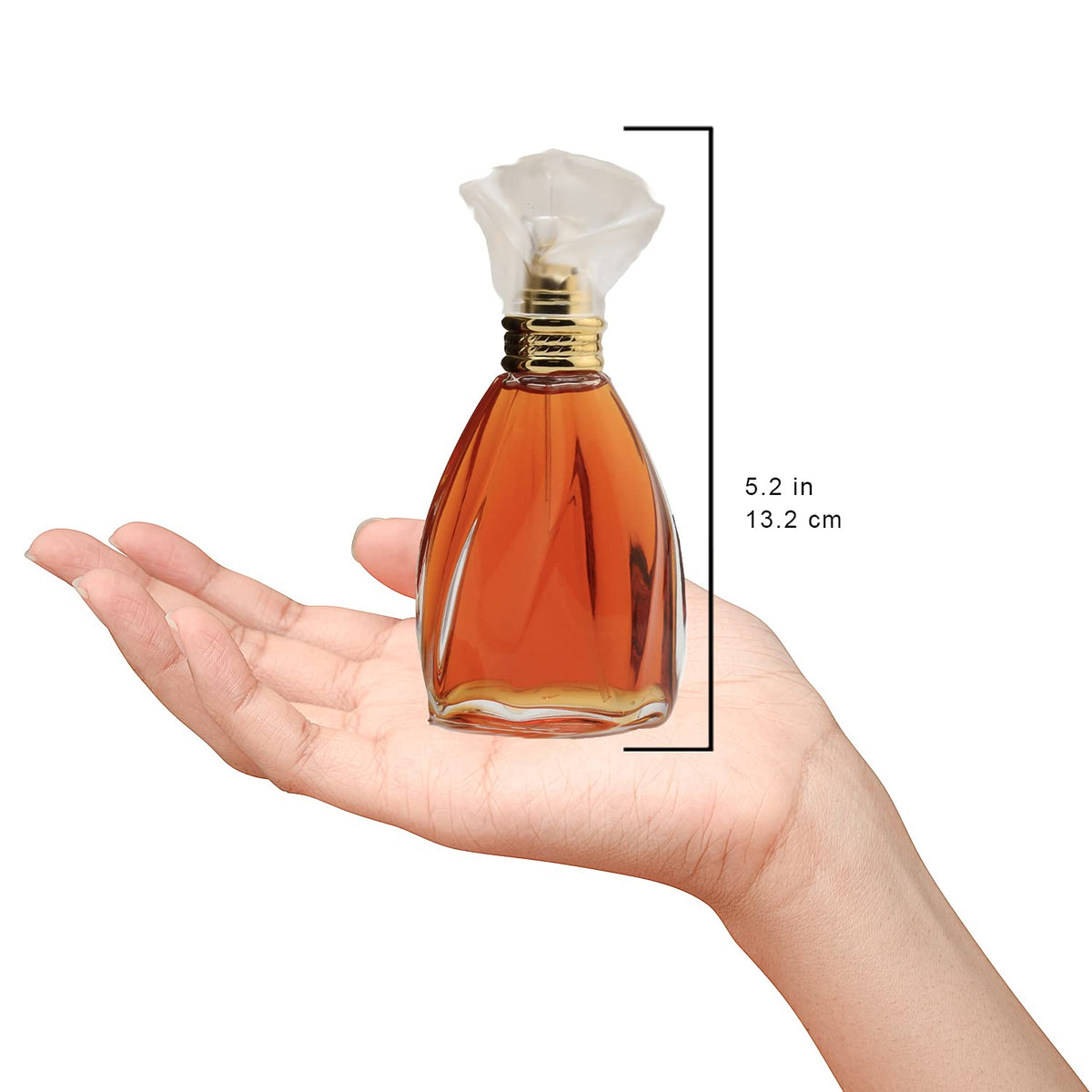 Nicole Miller eau de parfum bottle closeup with premium sprayer