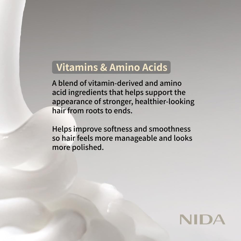 NIDA all-hair-types strengthening effect signals versatile care for every texture.