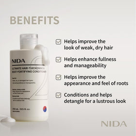 NIDA scalp-refresh Korean formula image suggests gentle cleansing for healthy roots.