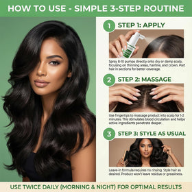 Nigwedete daily-use hair spray for curly and color-treated hair
