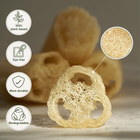 NileCart back-friendly loofah design supports comfortable cleansing.