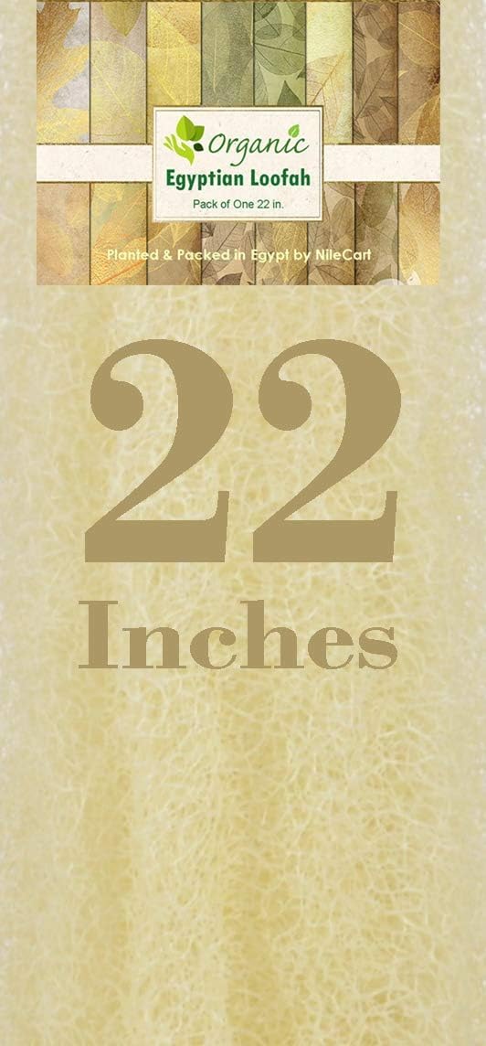 NileCart durable luffa fibers provide long-lasting exfoliation.
