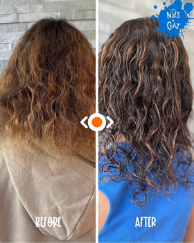 Niles and Chaz Tangles Shmangles spray-application enables gentle mist and quick detangling