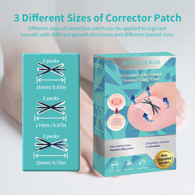 Six-piece NimbleAid kit covers multiple nail sizes for thin to thick nails.