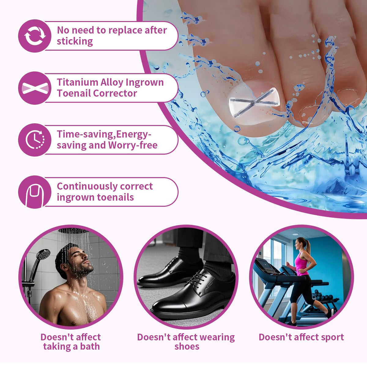 NimbleAid waterproof and sweat-proof strips support everyday activities