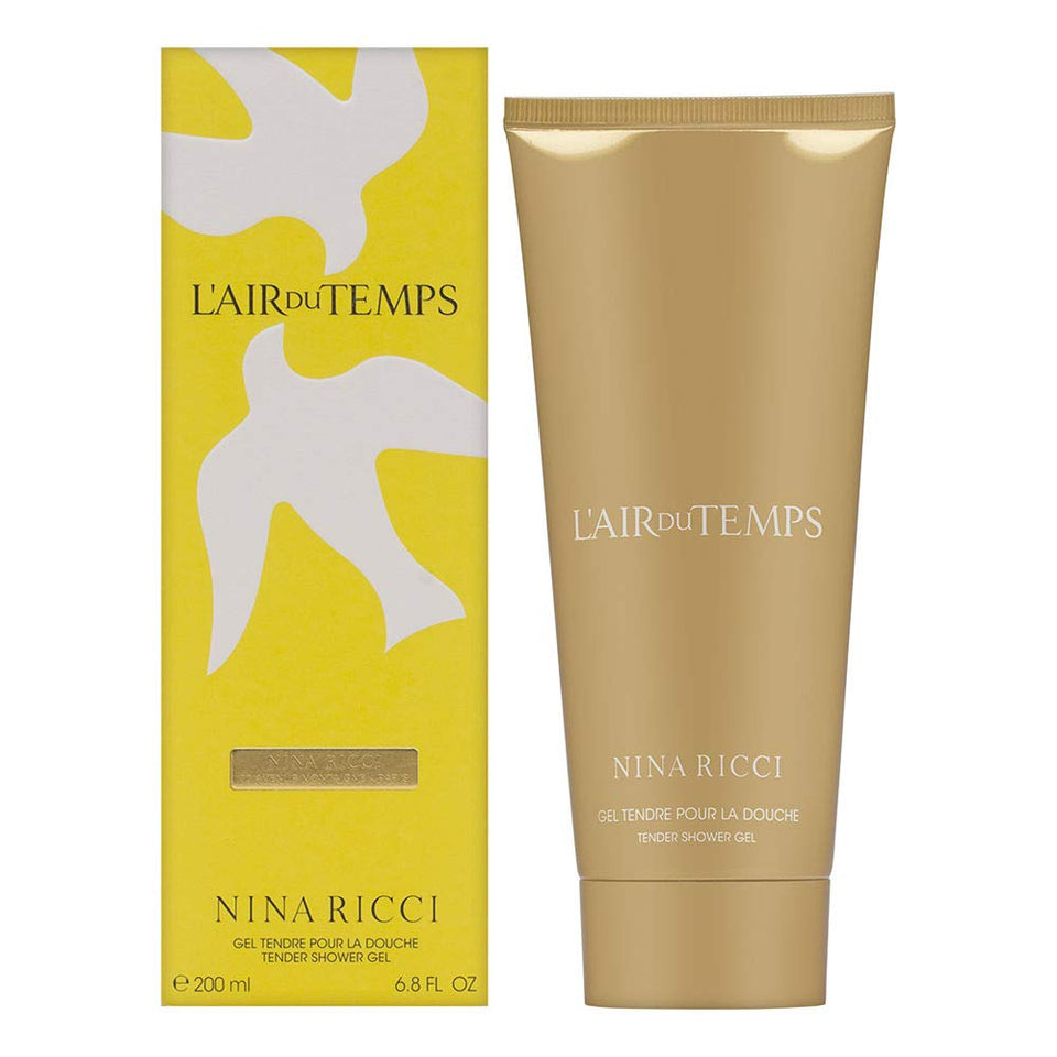 Nina Ricci L'air du Temps Gentle Shower Gel bottle provides daily freshness.