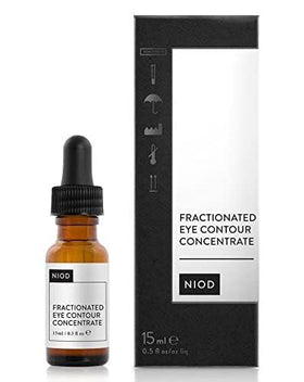 NIOD Fractionated Eye-Contour Concentrate pump-dispense image for precise daytime eye care.