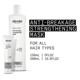 Closeup of Nioxin Density Defend bottle highlighting lightweight conditioning