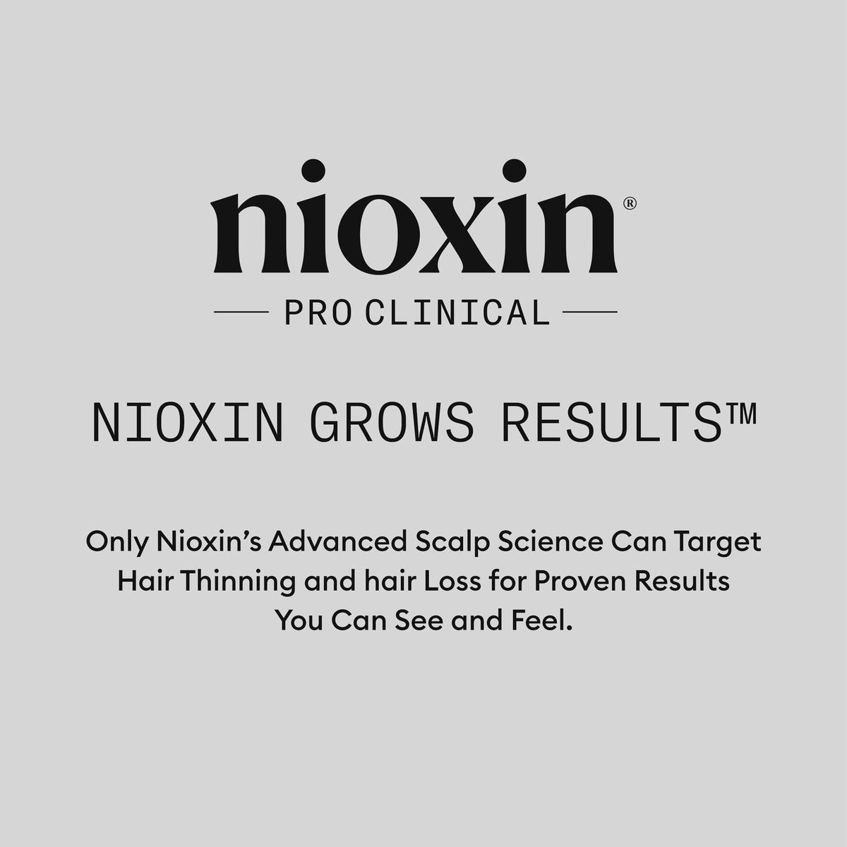 Premium packaging display of Nioxin Density Defend mask