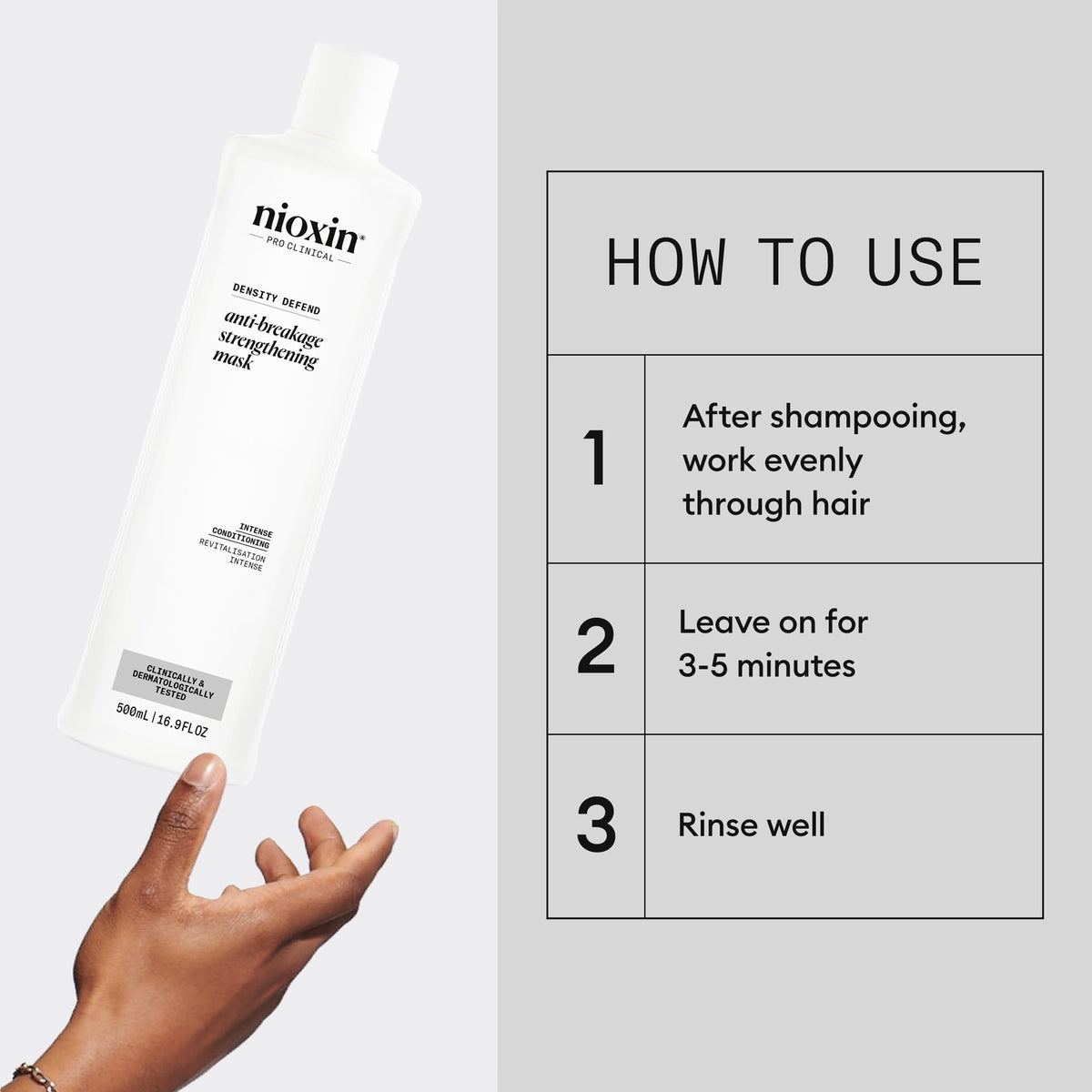 Nioxin Density Defend scalp care visual emphasizing nourishing scalp health