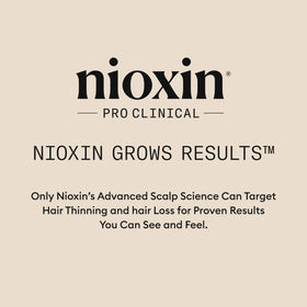 NIOXIN Purifying Exfoliator hand application illustrates calm, clean feel
