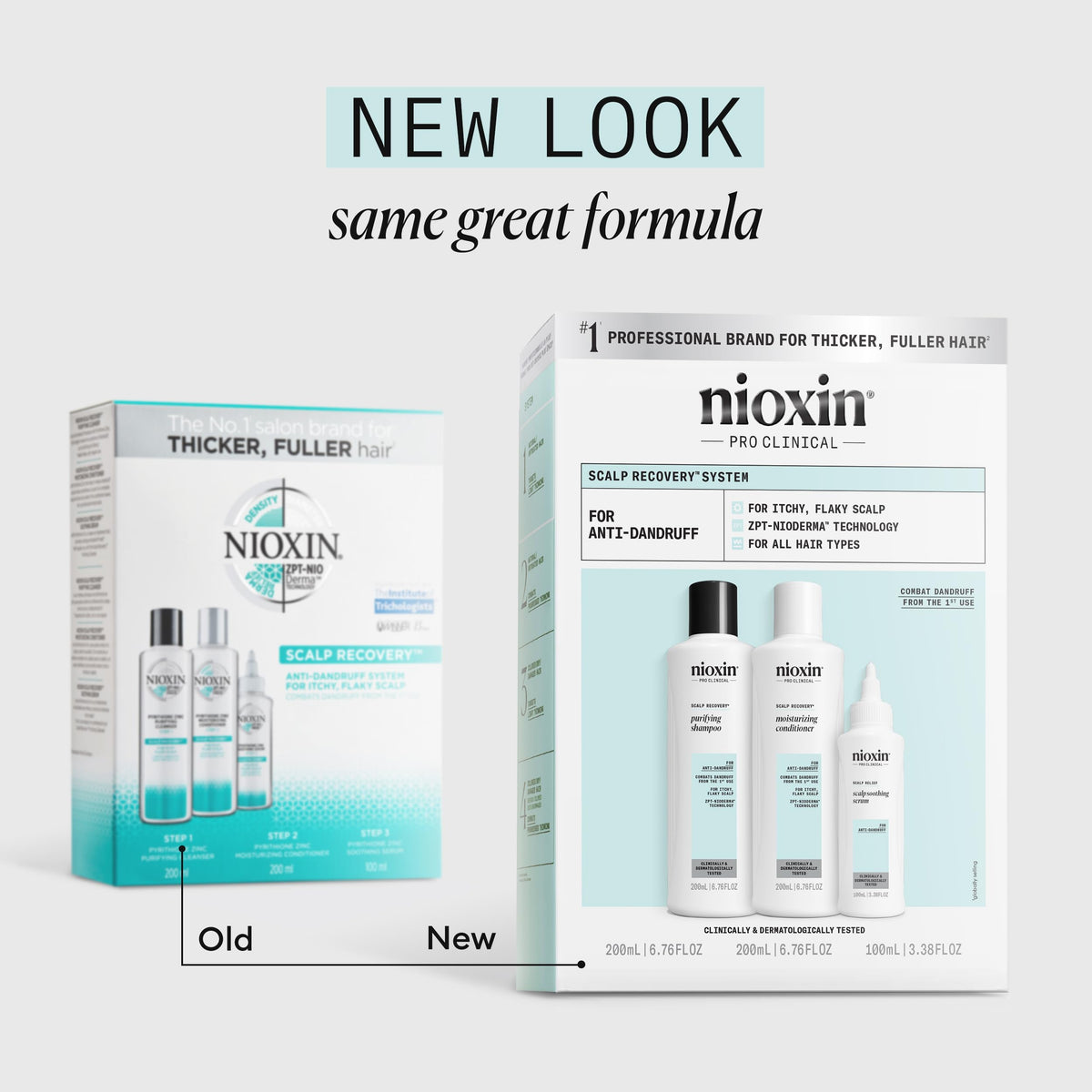 NIOXIN Scalp Recovery Moisturizing Conditioner nourishes and smooths hair for easier manageability.