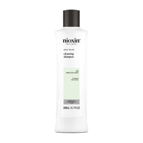 NIOXIN Scalp Relief Shampoo bottle front view showing soothing formula for sensitive scalps
