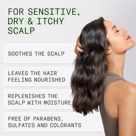 NIOXIN Scalp Relief Conditioner Aloe Vera visual highlighting soothing scalp care.