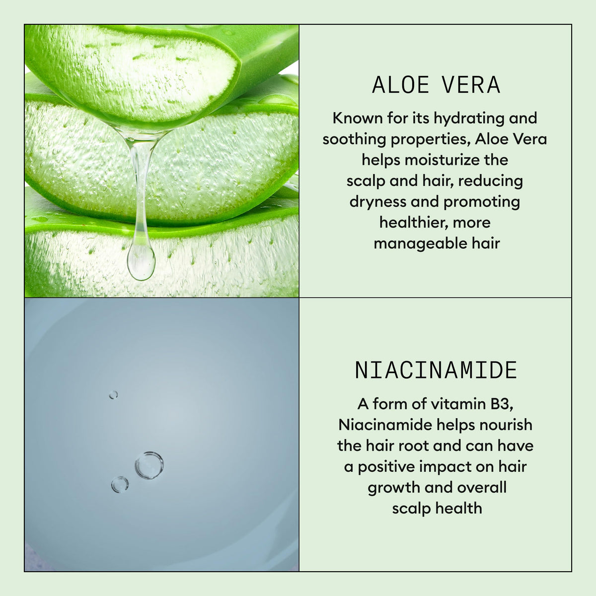 NIOXIN Scalp Relief Serum single drop cooling the scalp during application.