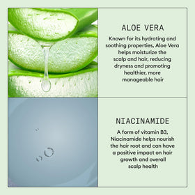 NIOXIN Scalp Relief Serum single drop cooling the scalp during application.