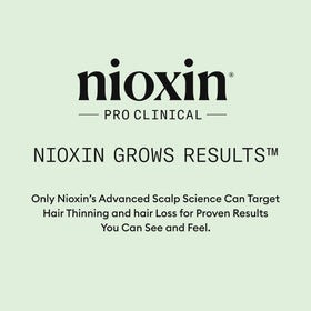 NIOXIN Scalp Relief Serum daily use scenario showing refreshed scalp.