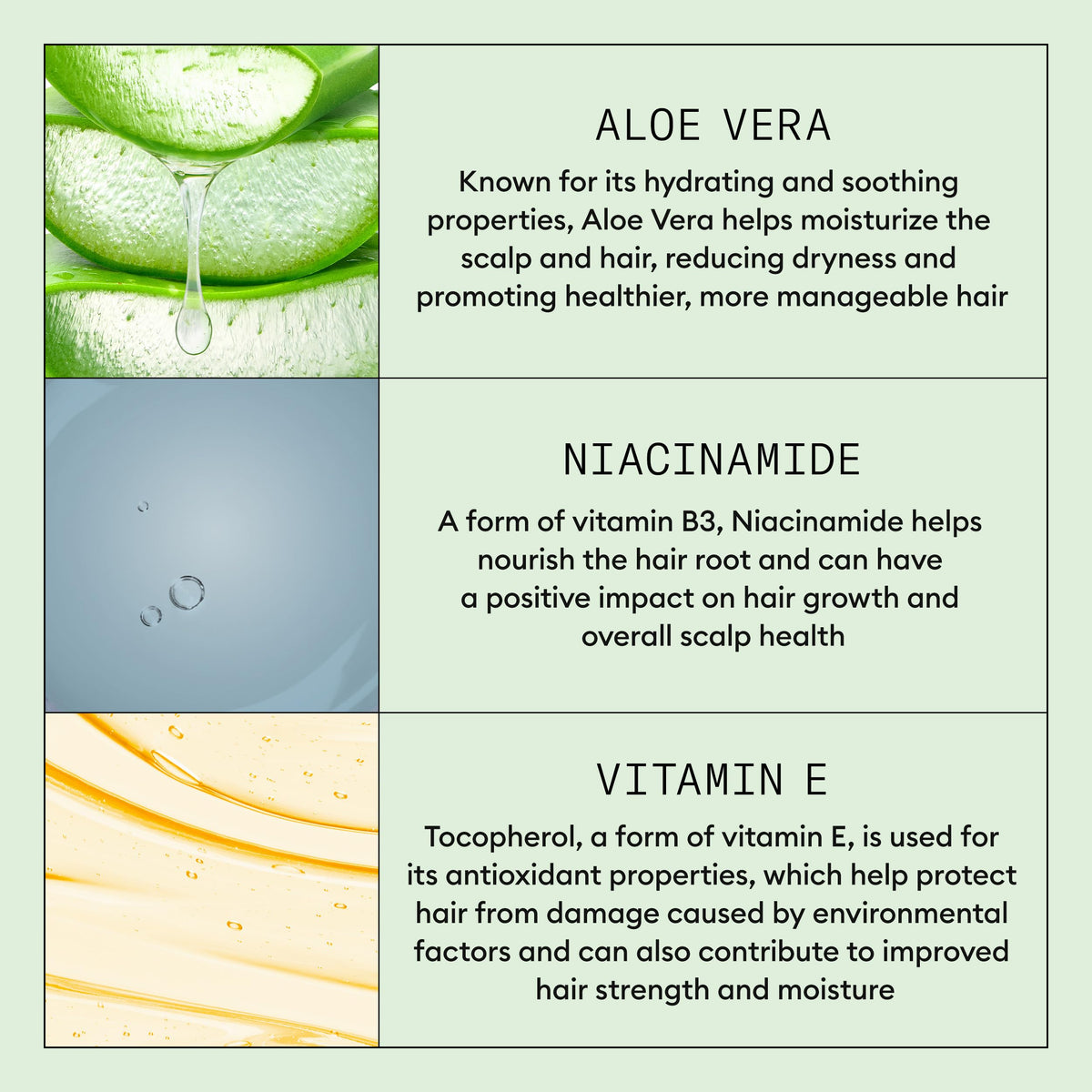 Nioxin Scalp Relief with Vitamin E helps nourish the scalp over time.
