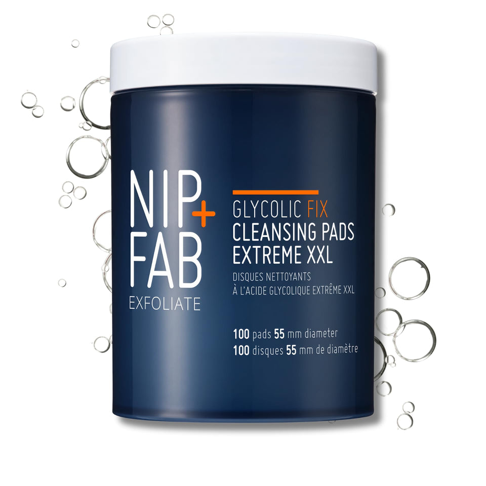 Nip + Fab Glycolic Fix Night Pads Extreme XXL pack ready for nightly routine and exfoliation
