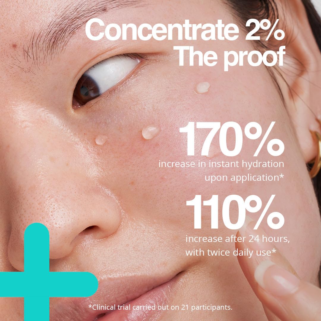 Nip + Fab Hyaluronic Fix Extreme 4 2% concentrate on clean skin for dewy look