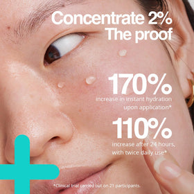Nip + Fab Hyaluronic Fix Extreme 4 2% concentrate on clean skin for dewy look