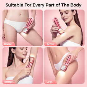 NIPOO bikini trimmer ergonomic, non-slip handle for secure grip.