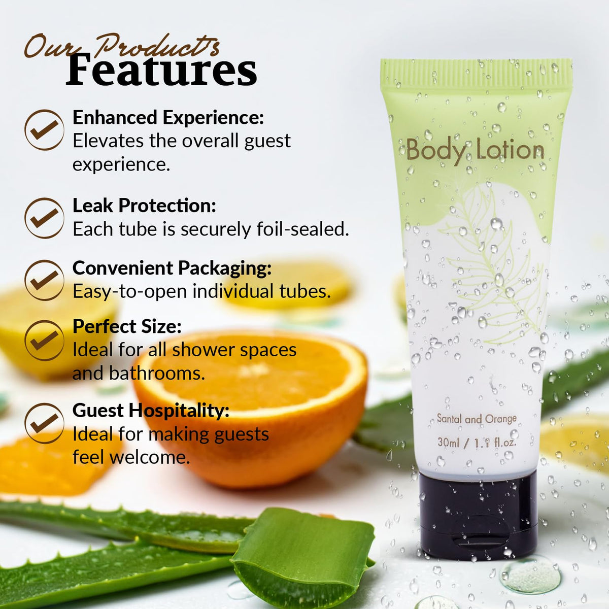NISGUR foil-seal travel lotion protects against leaks during transit.