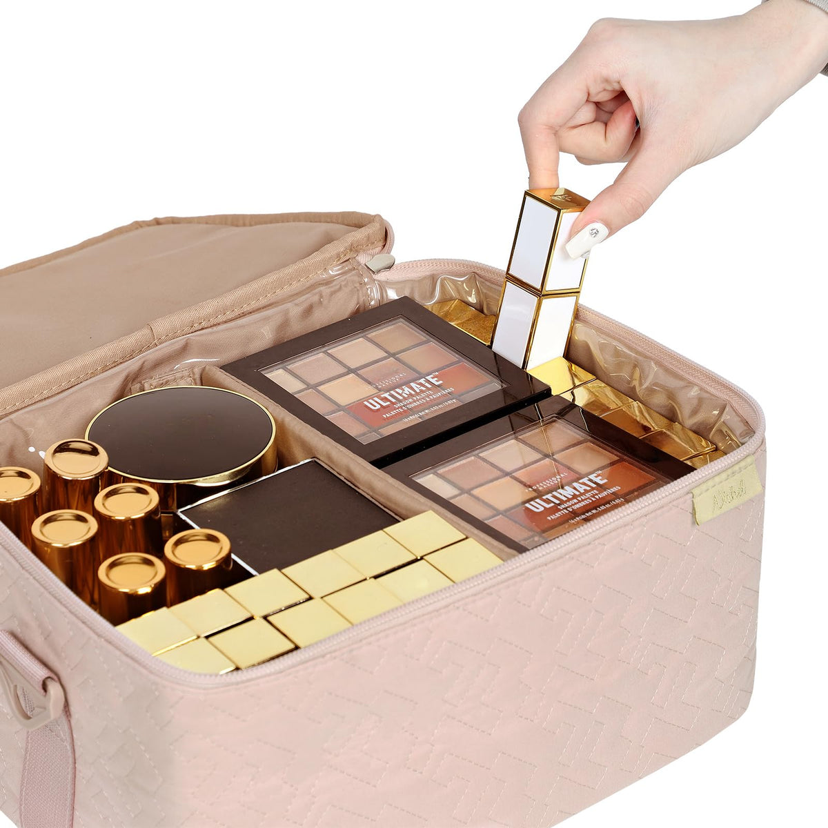 NISHEL bottom layer stores bottles and skincare with wide access.