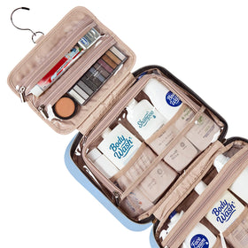 NISHEL elastic pockets keep cosmetics securely arranged