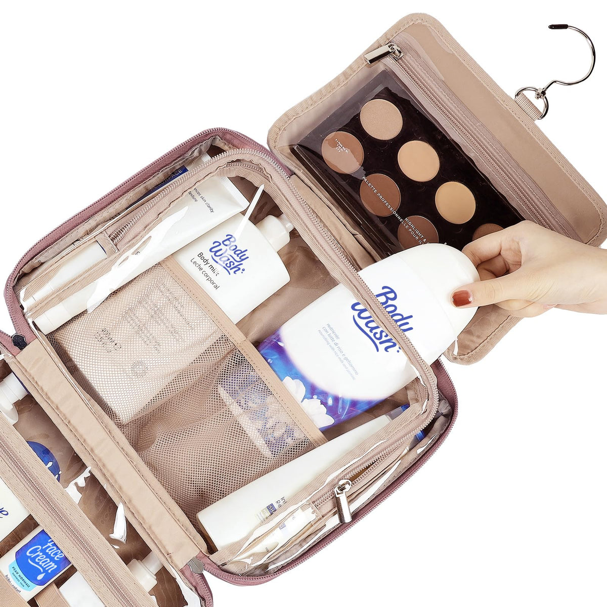 NISHEL front zipper pocket provides extra storage for small essentials