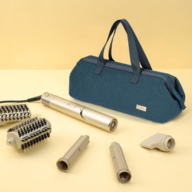 NISHEL bag lake blue compatible with Dyson Airwrap HS05 attachments
