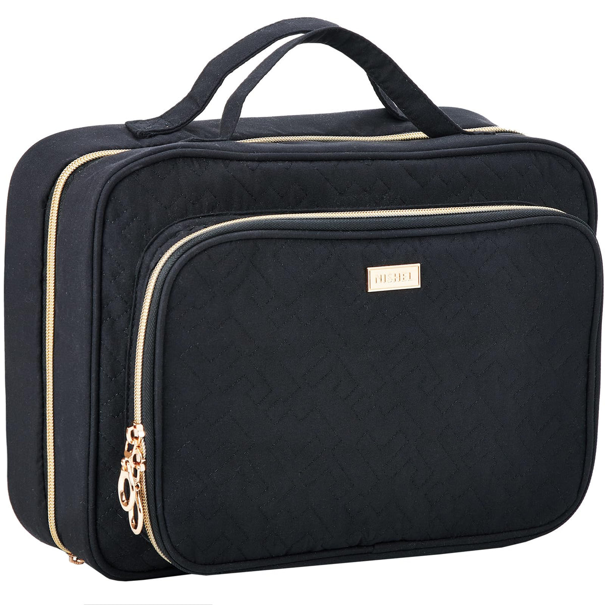 NISHEL hanging travel toiletry bag with visible hook for easy access on trips