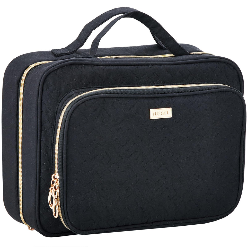 NISHEL hanging travel toiletry bag with visible hook for easy access on trips