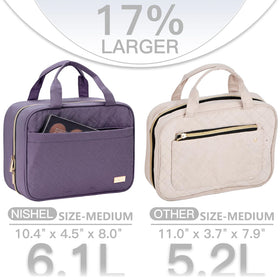 NISHEL bag transparent window speeds security screening and visibility