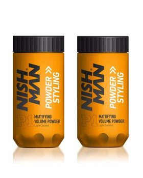 Nishman Hair Powder Series hold for all-day matte style with light texture