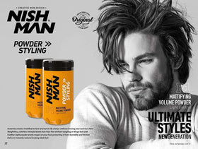 Nishman Hair Powder Series provides matte finish with easy restyling