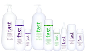Nisim F.A.S.T shampoo lather closeup with rich foam.