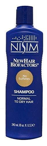 Nisim NewHair BioFactors Shampoo foam demonstrates rich cleansing lather
