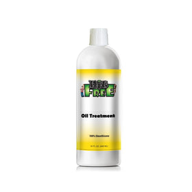 Nit Free dimethicone oil bottle for safe at-home lice care and easy application.