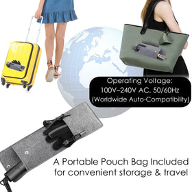 NITION travel sleeve included with compact storage