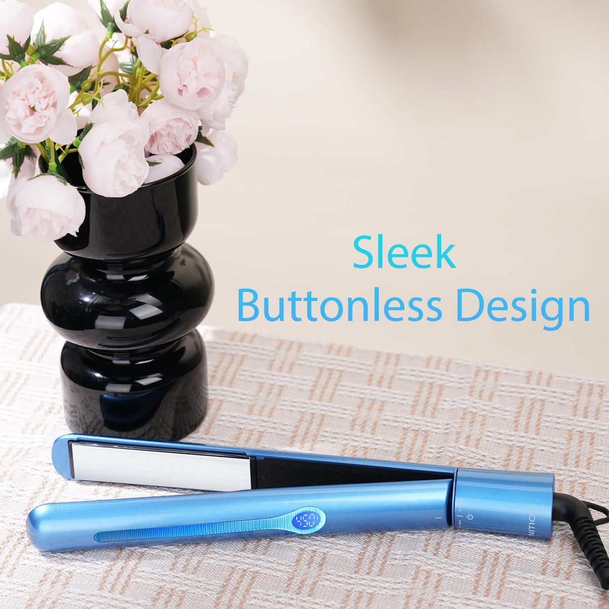 NITION 3D floating plates ensure gentle pressure and snag-free straightening