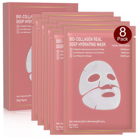 Nityrliv Bio-Collagen Real Deep Mask packaging shown for all skin types