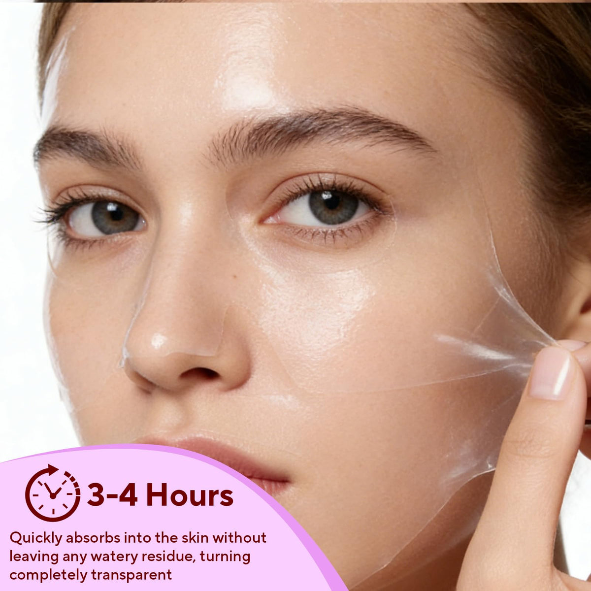 Nityrliv Bio-Collagen Real Deep Mask illustrates pore refinement effect