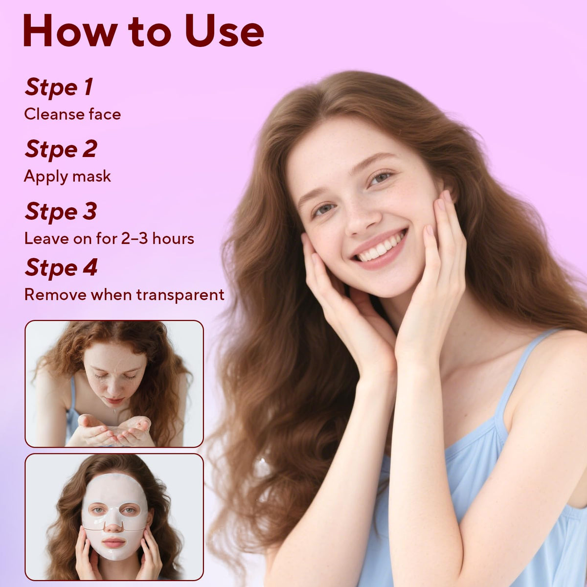 Nityrliv Bio-Collagen Real Deep Mask serum absorption on skin
