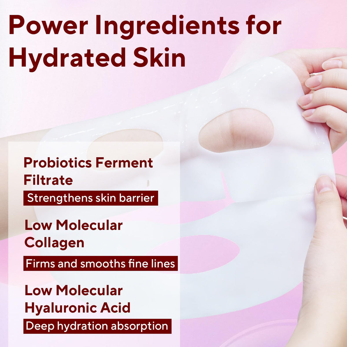 Nityrliv Bio-Collagen Real Deep Mask leaves skin soft and smooth